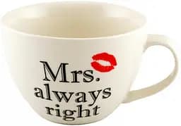 Чашка Keramia Mrs. always right, 520 мл (21-279-084)