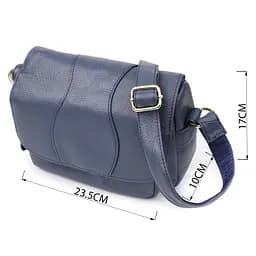 Сумка Vintage з натуральної шкіри для жінок 23.5х17х10 см sum0027568 - мініатюра 3