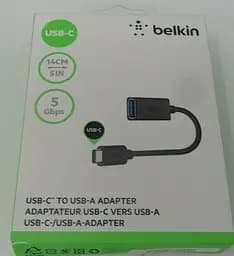 Перехідник адаптер Belkin USB-C to USB-A 3.0 - мініатюра 3