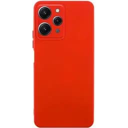 Чехол TPU Getman Liquid Silk Full Camera для Xiaomi Redmi 12 Красный / Red