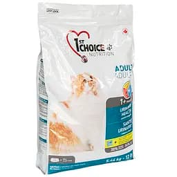 Сухой корм для взрослых котов 1st Choice Urinary Health для котов склонных к МБК 5.44 кг (65672267052)
