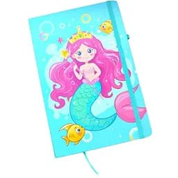 Блокнот на резинке Malevaro Mermaid дизайн 3 А5 13.6×20.8 см твердая обложка 80 листов (762473ML-3)