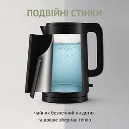Електрочайник QUIN Black (KTL-101) - мініатюра 4
