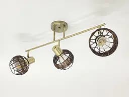 Потолочная люстра на 3 плафона 91180L/3 бронза