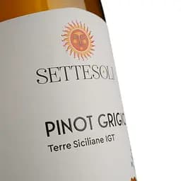 Вино Settesoli Pinot Grigio, біле, сухе, 11%, 0,75 л - мініатюра 3