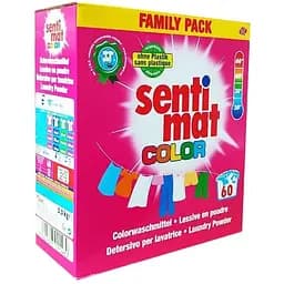 Порошок для прання Sentimat Color 60 прань 3.3 кг для кольорової білизни