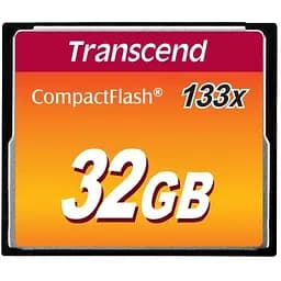 Карта пам'яті Transcend 32Gb Compact Flash 133x (TS32GCF133)