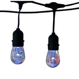 Вулична гірлянда з ретро лампами LED RGB Edison 15шт, 220V, 10метрів з перехідником