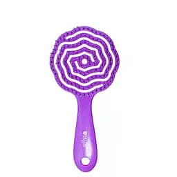 Щітка для волосся Salon Professional масажна, фіолетова