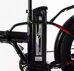 Електровелосипед фетбайк Corso Kraft 20 дюймів (500W 48V 15Ah) Shimano 7 швидкостей Чорний - мініатюра 5