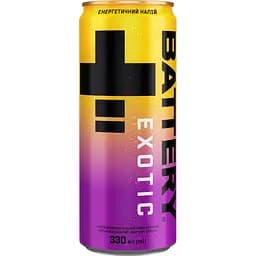 Энергетический безалкогольный напиток Battery Energy Drink Exotic 0.33 л (947916)