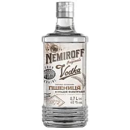 Водка особенная Nemiroff Originals Пшеница украинская отборная 40% 0.7 л (910054)