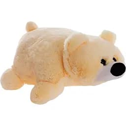 Подушка-іграшка ведмедик Alina 45 см персиковий