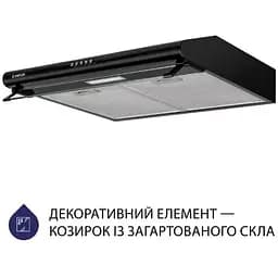 Витяжка Minola HPL 615 BL пласка - мініатюра 3