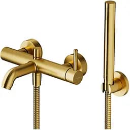 Смеситель для ванны Omnires Y brushed gold (Y1231GLB)