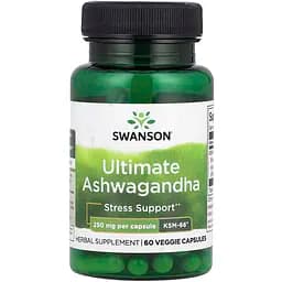 Натуральна добавка Swanson Ultimate Ashwagandha 250 мг 60 капсул