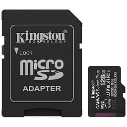 Карта пам'яті Kingston 128GB microSDXC class 10 UHS-I U3 V30 A1 Canvas Select Plus (SDCS3/128GB)