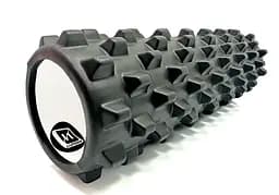 Массажный ролик EasyFit Grid Roller PRO 45 см Черный (EF-2029-BK)