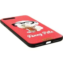 Чохол-накладка Remax Funny Pets Series Case Apple iPhone 7 Plus Red - мініатюра 5