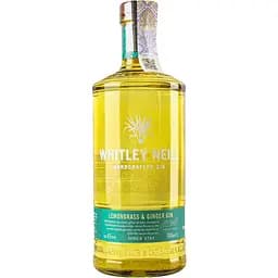 Джин Whitley Neill Lemongrass & Ginger 41.3% 0.7 л