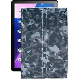 Чехол StatusCASE из экокожи для планшета Lenovo Tab M10 (3rd gen) Хаки-синий