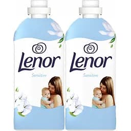 Кондиціонер для білизни Lenor для чутливої шкіри 118 циклів прання 2х1.239 л