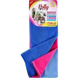 Ганчірка Polly з мікрофібри 30х30 см 3 шт.