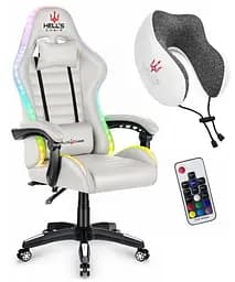 Компьютерное кресло Hell's HC-1003 LED RGB White