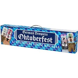 Подарочный крафтовый набор пива Kalea German Brewer's Oktoberfest 2025 светлое 0.5 л x 12 шт.