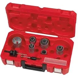 Набір коронок Holesaw BiM Contractor Milwaukee Set 2 (діаметри 19/22/25/29/32/35/38/44/51/57мм) (14шт) , пластиковий кейс
