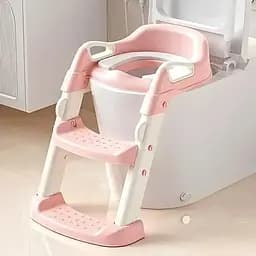 Дитяче сидіння на унітаз зі сходами Bimbo 31×34×11 см