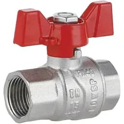 Кран кульовий Thermo Alliance Forte 1/2" ВВ прямий, PN40, метелик SF602W15