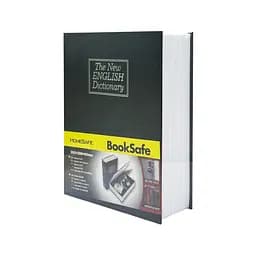 Сейф-книга з ключем для зберігання Sparta KBS-803(Black) велика, 26,5х20х6,5 см