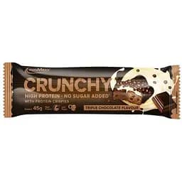 Протеїновий батончик IronMaxx Crunchy Потрійний шоколад 45 г