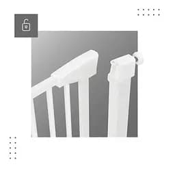 Бар'єр міжкімнатно-сходовий Tulano Guardian 3.5 White 75-110 см білий - мініатюра 7