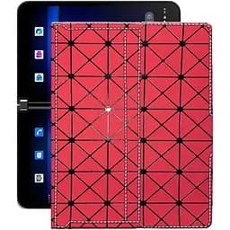 Чохол StatusCASE з екошкіри для планшету Microsoft Surface Duo Червоний ромб