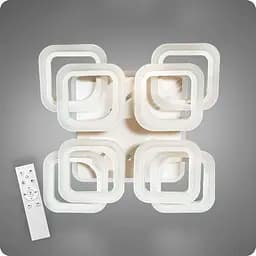 Люстра світлодіодна 517 Light 3color з пультом 144Вт Білий (01701)