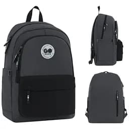 Рюкзак GoPack Education Teens 141L черный, серый Темно-серый (GO26-141L-4)