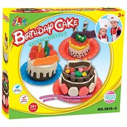 Набор для творчества с пластилином UFT Alento Playdough BirthDay Cake