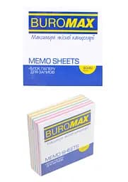 Блок паперу для приміток Зебра, 90x90x30 мм, склеєний