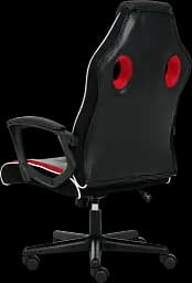 Геймерське крісло GT Racer чорне з білим та червоним (X-2301 Black/White/Red) - мініатюра 4