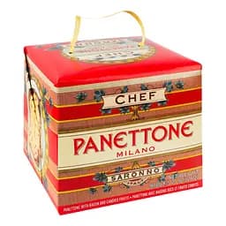 Кекс Chef D'Italia Панеттоне классические изюм и цукаты 908 г