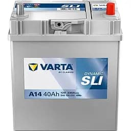 Автомобільний акумулятор Varta Blue Dynamic/SLI 40Ah ASIA Ев -/+ ТК 330EN без нижн. бурт A14