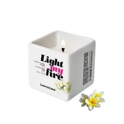Масажна свічка Love To Love Light My Fire (80 мл) без парабенів і консервантів