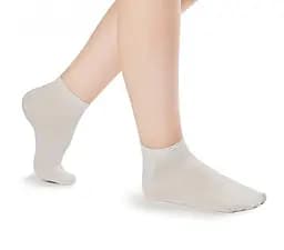 Носки бамбук летние короткие бесшовные качественные ORGANIC bamboo JILL ANTONY Светло-серые, 42-43