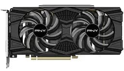 Видеокарта PNY GTX 1660Ti 6GB (GMX166TN3J6EW2AKTP6BFB) (GDDR6, 192 bit, PCI-E 3.0 x16) Б/у
