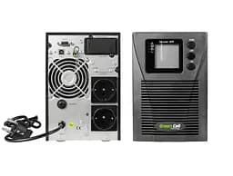 Джерело безперебійного живлення UPS Green Cell Online MPII 1000VA 900W LCD UPS17 - мініатюра 2