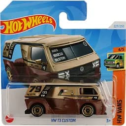 Базова машинка Hot Wheels HW Vans VW T3 Custom коричнева (5785) 