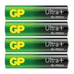 Батарейки GP ULTRA PLUS ALKALINE 1.5V 24AUP21-SB4 Лужні LR03 AAA 4 шт.