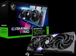 Відеокарта GeForce RTX 5070 Ti 16GB MSI Gaming Trio OC Plus (RTX 5070 Ti 16G GAMING TRIO OC PLUS) - мініатюра 1